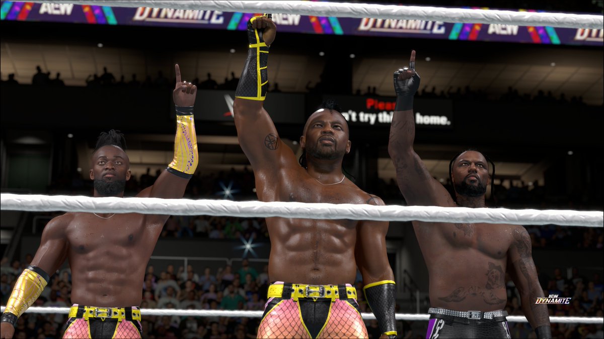 Gambadeboi's tweet photo. I'm on a new level 🆙

New level gear by @Kamillion2k 
Swerve and arena by @Valoween 

🎮: WWE2K26 on PS5 

#AEW https://t.co/EJFqLLUp7r