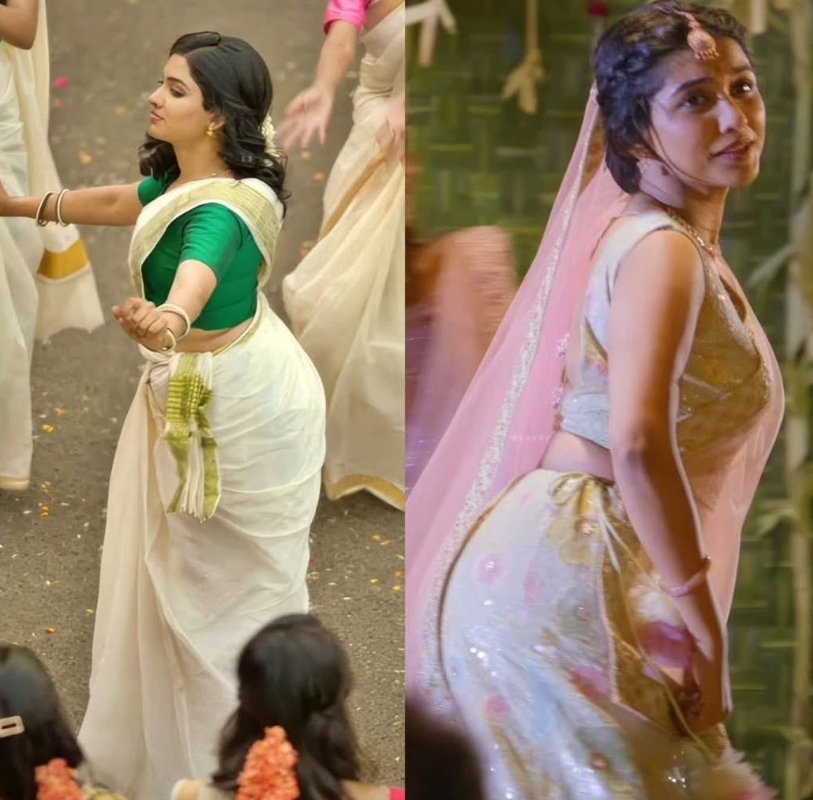respect__girl's tweet photo. Watha Nalla soothu adi vangi iruka pola 😳 kundi nalla thookitu iruku 

Yaru velaya irukum 😭

En challatha Evan da soothu adichitu 🤧🥵

#mamitha https://t.co/fG28duYjCt
