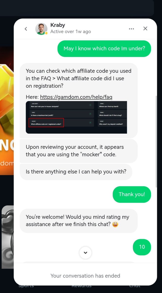 ZenChosn's tweet photo. @mockerbey Code Mocker is active as always. ✅ 🫡 
Appreciate everything you do for the community, man! @mockerbey
Best of luck to everyone participating today, let’s get some big wins! 🍀

Gamdom: ZLucky https://t.co/dBWw4wribG