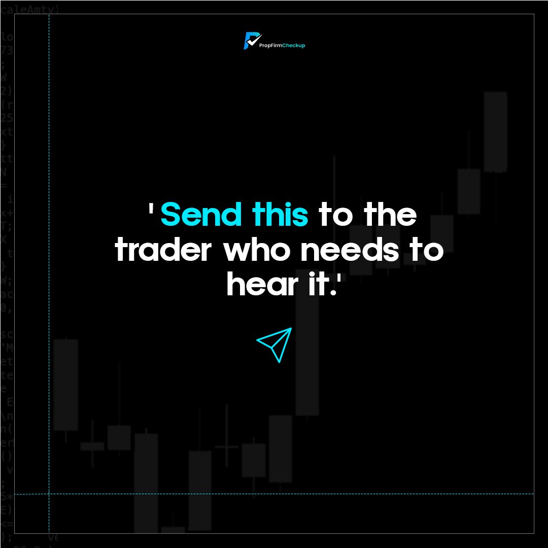 PropFirmChekup's tweet photo. Trading is rarely lost in one big decision — it’s usually the small emotional ones that add up.

After a few losses, “one more trade” can quickly turn into revenge trading. Confidence without a plan becomes guesswork, and the market doesn’t care how strongly you “feel” about a setup.

Stay disciplined. Follow your rules. Protect your capital.

Tag a trader who needs this reminder.

#TradingPsychology #RiskManagement #TradingDiscipline #PropTrading #ForexTrader #DayTrading #PropFirmCheckup