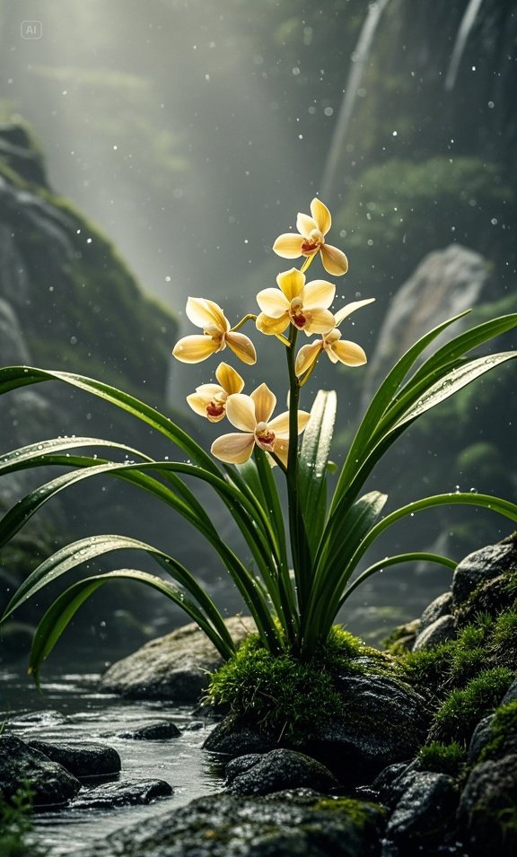 fzlion7's tweet photo. [The jealous orchid glows with a secret power, its quiet key to my heart unlocked today. ] https://t.co/bDXqtRe1CS