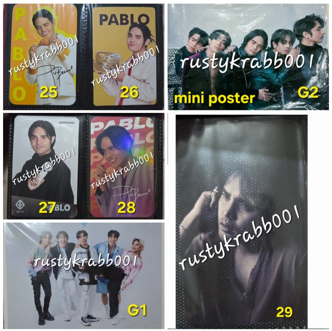 rustykrabb001's tweet photo. ‼️LFB / WTS‼️

SB19 | PABLO OFFICIAL MERCH / PHOTOCARDS

MOD: meet-up at ONE ZONE FEST D 1
MOP: GCash/Metrobank (PAYO)
RFS: decluttering

DM me if inch

PS: I have UNRELEASED PABLO PHOTOS din. Pls DM me and I'll send you (blurred) pics. https://t.co/NG5UJIlqsa