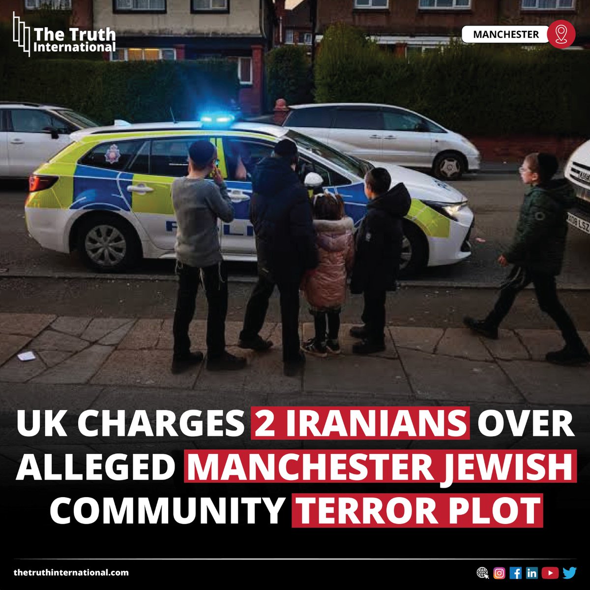 ttimagazine's tweet photo. UK Charges Two Iranians Over Alleged Manchester Jewish Community Terror Plot
FIND MORE: https://t.co/Gjd8ESVRjS
#UKCharges #TwoIranians #Manchester #JewishCommunity #TerrorPlot #TTI https://t.co/sNzjRfBy8y