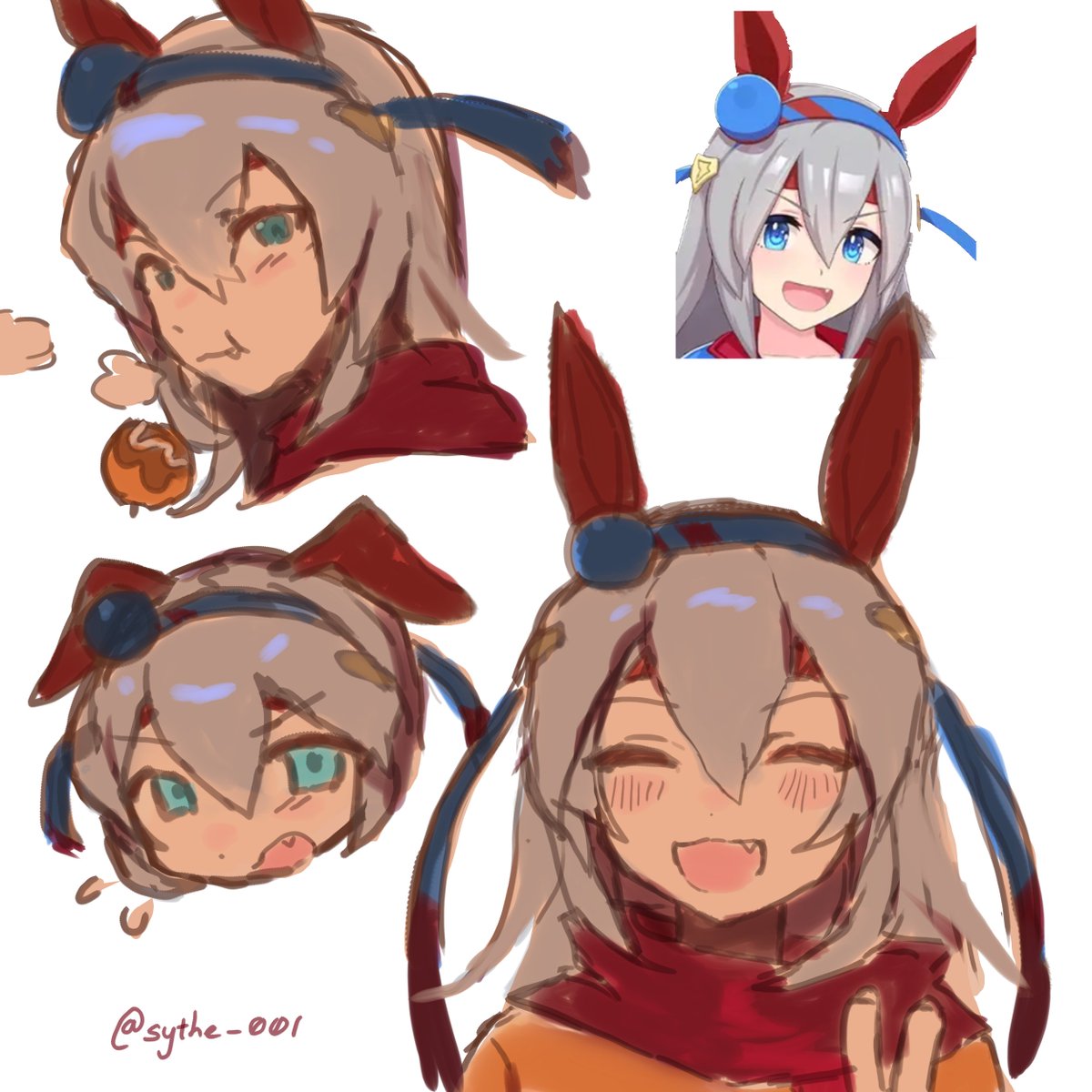 sythe_001's tweet photo. she's very fun to draw 
#umamusume #tamamocross https://t.co/JXEdAYMPEQ