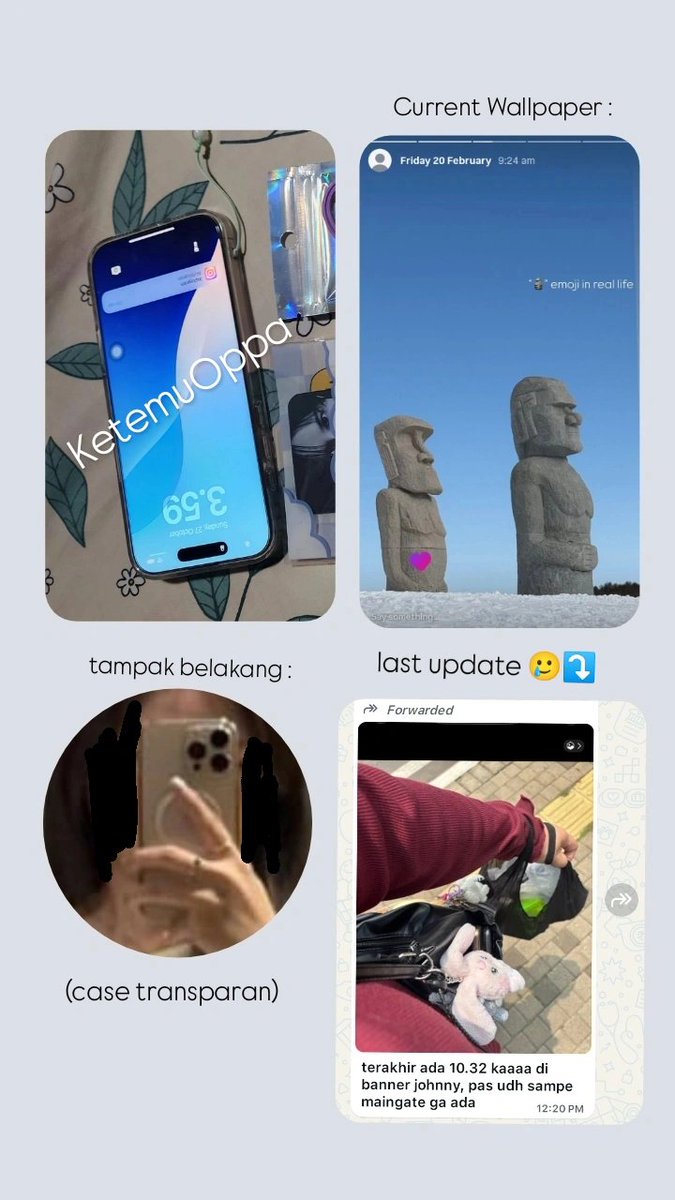 KetemuOppa's tweet photo. ‼️ PLEASE HELP RT ‼️

Telah KEHILANGAN HP iPhone 16promax di venue konser NCT 127 NEO CITY THE REDLINE Jakarta 

Terakhir cek sekitar pukul 10.32 di banner Johnny masih ada, tapi waktu sampai maingate tiba2 udah hilang 🥲

#THE_REDLINEinJakarta
#NCT127_5TH_NEOCITY_THE_REDLINE https://t.co/LnoePETanX