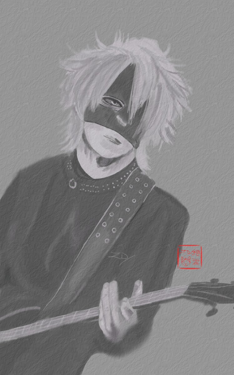 ZDzetsurei's tweet photo. REITAさん、これ、見えてますか？
〜そうだといいな... 🖤 #theGazettE https://t.co/VHvMbOyGAn