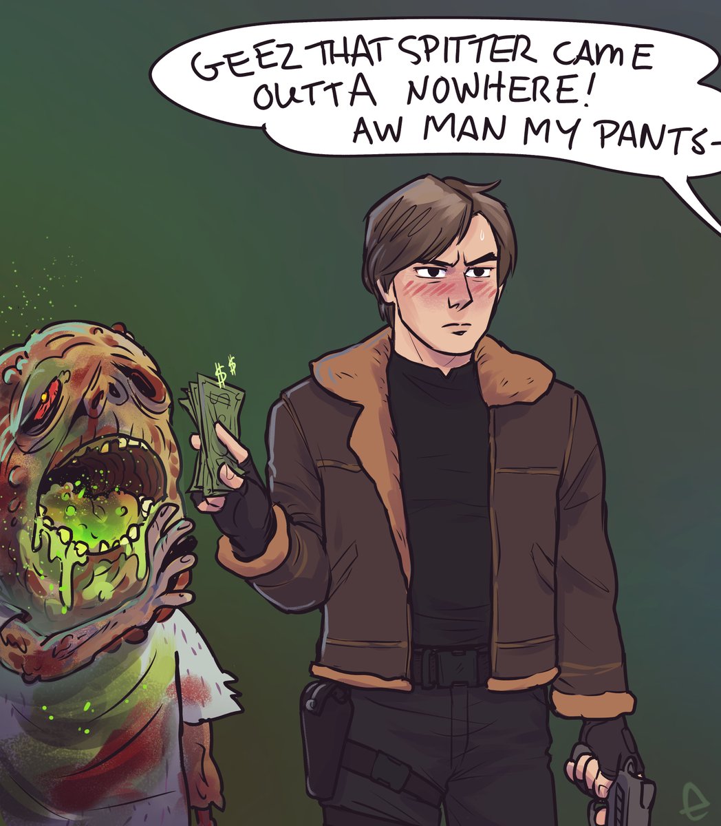 EnaBuns's tweet photo. "BuT EnA, ZoMbos DonT NeEd MoNeyY" Ok?? How do they buy their zombie blue jeans then? ๐
#ResidentEvil #REbryan #Bryeon https://t.co/bQWBupfe67