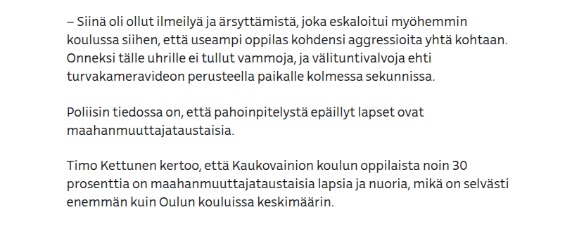 realJariLeino's tweet photo. Yle on huolissaan siitä, että "Alakoululaiset kulkevat ääriliikkeiden tarroissa", ei siitä, että mamulapset hakkaavat yksinäistä suomalaislasta porukalla. https://t.co/JAxYdDHHsH