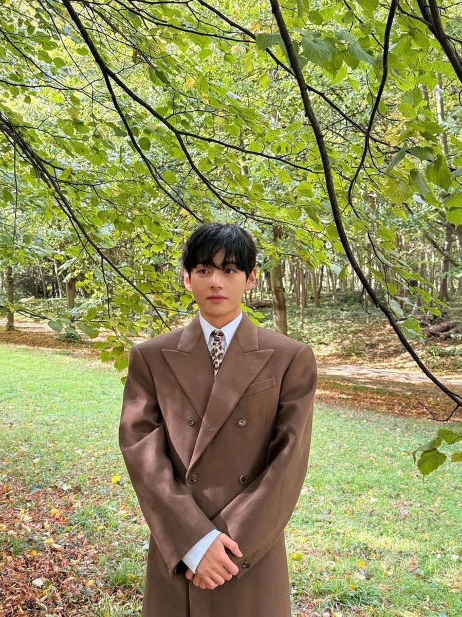taesl0ver's tweet photo. genuine question does celine have a thing for taehyung in forests cuz why do they always take him there 😭 https://t.co/nE7A6q3HYy