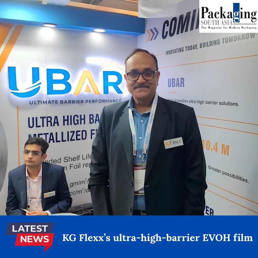 PSATalk's tweet photo. Dharmendra Mishra, director, KG Flexx, gave some details about this new product to Packaging South Asia at the 13th Elite Plus Flexible Packaging Summit in Mumbai.
#DharmendraMishra #KGFlexx #ElitePlus #FlexiblePackaging #products
Read More... https://t.co/aVInp4D7tM https://t.co/a0wOt3NuWE
