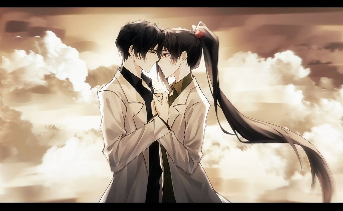 Nanan_QIan_'s tweet photo. 【AC】在夕阳下最后的拥抱
#LobotomyCorporation #LCAC https://t.co/sLE9tr1N1I