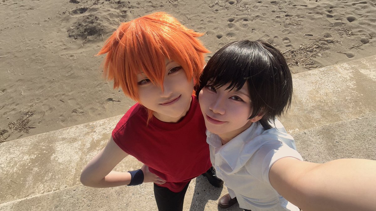 fushu_xx's tweet photo. みんなが鶴舞やらてでしにいるなか、俺らは海で季節ギリギリの時かけ撮影➿🎶 https://t.co/RL89l1XbAI