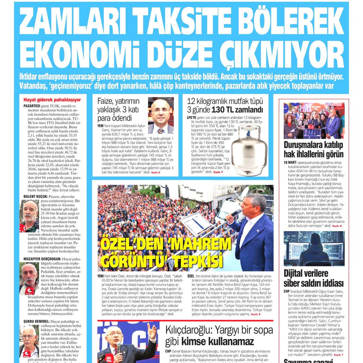 KHaluk22002's tweet photo. 03 Ekim 2026 Cumartesi Yeniçağ Gazetesi https://t.co/HQDFy5Mm8B