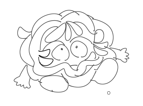 bkrmo_rkrn's tweet photo. モンジ●ラの🍡落書き https://t.co/1k8IhzsQrl
