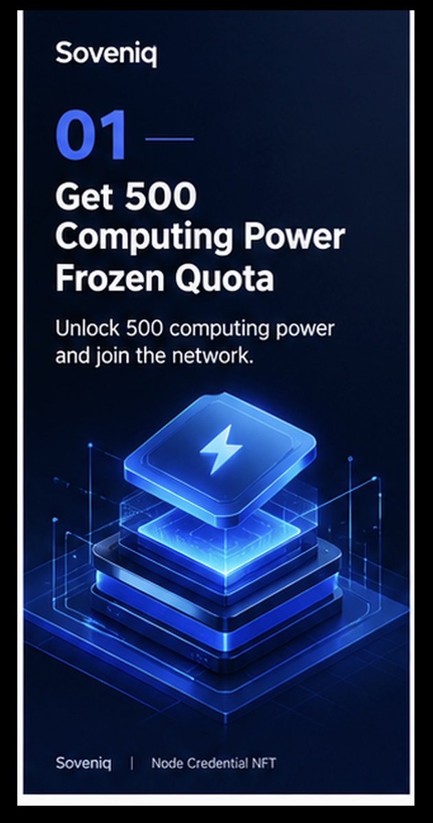 soveniqprotocol's tweet photo. — 500 Computing Power ⚡

⚡ Power the Network. Unlock Your Potential.
Activate 500 Computing Power and become part of the infrastructure powering Soveniq. https://t.co/rjmEPP7hup