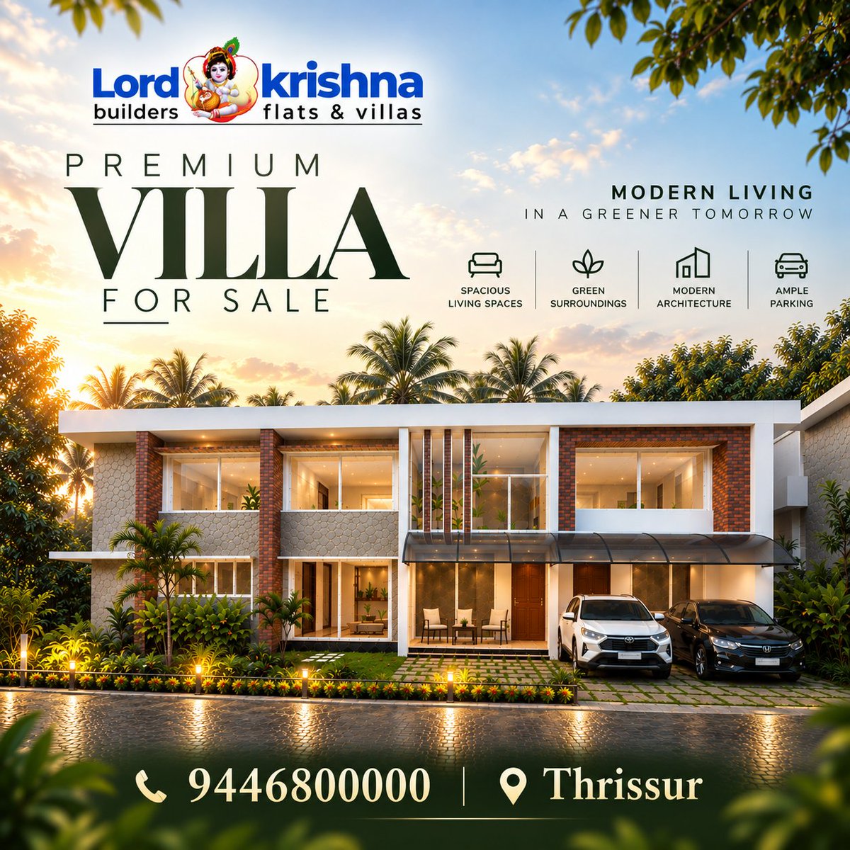 LKBuilders's tweet photo. 🏡 പ്രീമിയം വില്ല — തൃശ്ശൂരിൽ
നിങ്ങളുടെ സ്വപ്നവീട് ഇനി സ്വന്തമാക്കാം!
✨ ആധുനിക വാസ്തുവിദ്യ
🌿 ഹരിതാഭമായ അന്തരീക്ഷം
🏠 വിശാലമായ ലിവിംഗ് സ്പേസുകൾ
🚗 അമിതമായ പാർക്കിംഗ് സൗകര്യം

📍 തൃശ്ശൂർ
📞 9446800000
#LordKrishnaBuilders #villa #premium #thrissur #VillasinThrissur https://t.co/QqiEcI4PLI