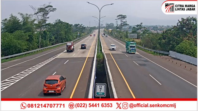 senkomsoroja's tweet photo. INFO LALU LINTAS TOL SOROJA
PUKUL 13 : 30 WIB

Soreang - Kutawaringin - Marga Asih - Pasir Koja Lancar Kedua Arah. Menuju Jakarta dan Cileunyi Lancar.

Jaga Jarak Aman Kendaraan Anda (SYM)

@PRFMnews @tmcpoldajabar @RadioElshinta @SonoraFM92 https://t.co/90KjkM3rz4