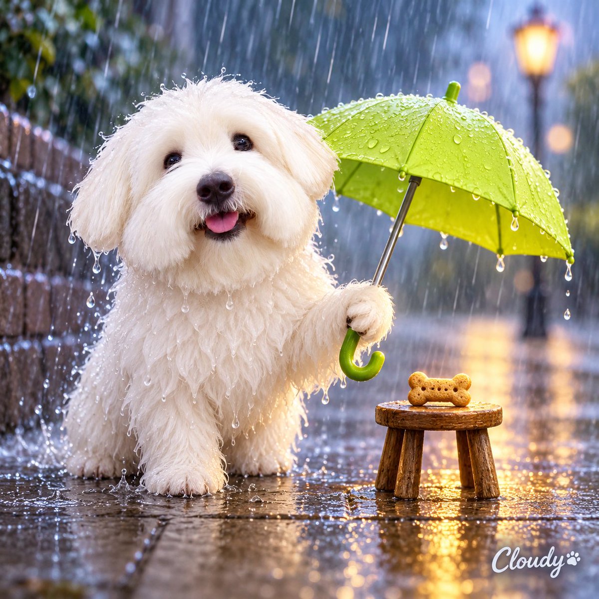 Cloudy_dog_fun's tweet photo. i can dry off. the biscuit cannot.

priorities are weatherproof. ☔

#DogHumor #RainyDay https://t.co/qehtOeckwW