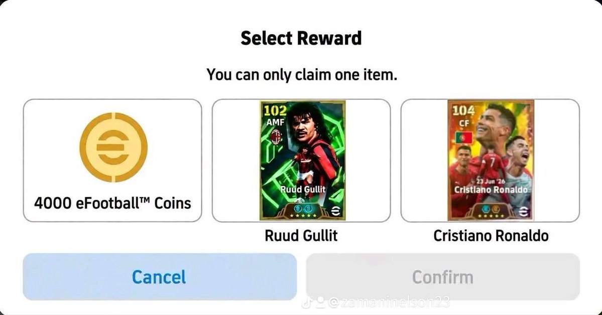 zamaniNelson1's tweet photo. If Konami bring this as selection contract who are you picking? https://t.co/SSAleVEuhJ