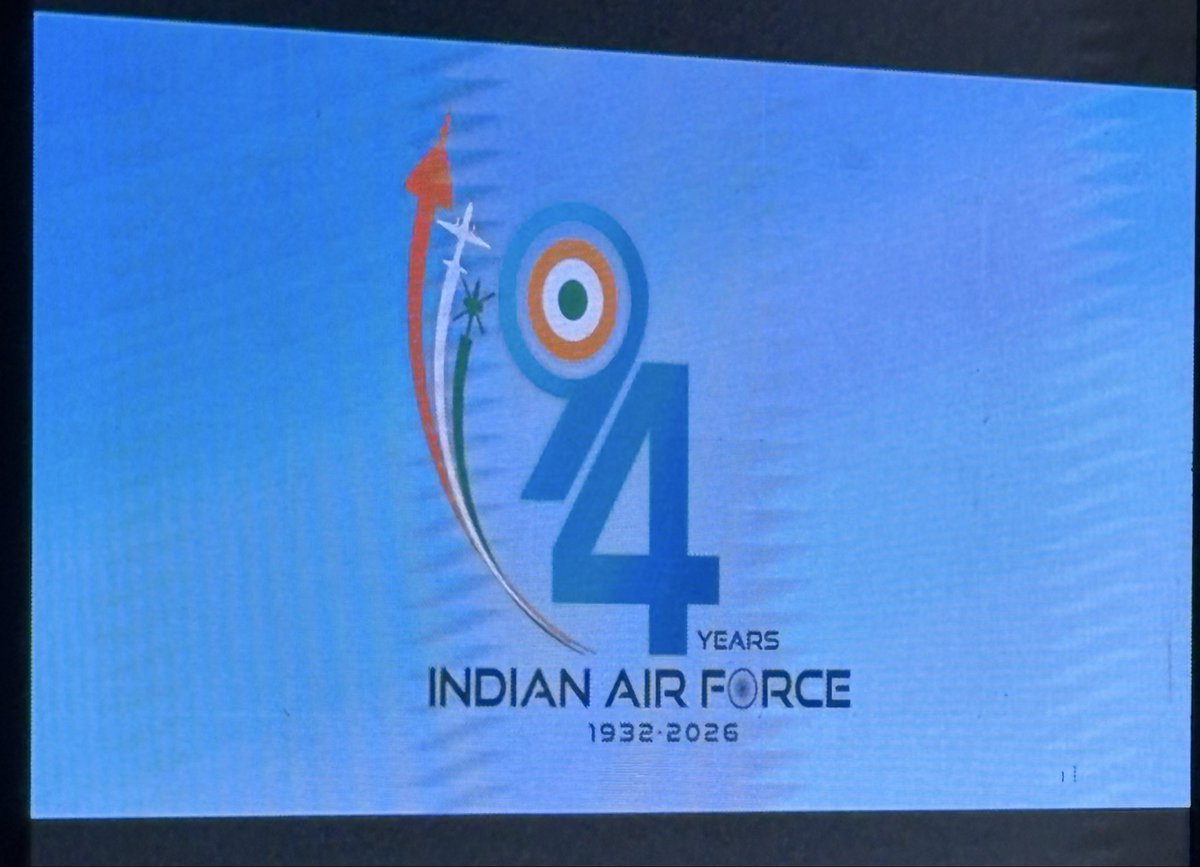 DefenceCapital's tweet photo. This will be the 94th parade #AirForceDay2026 https://t.co/dNDdatNLYY