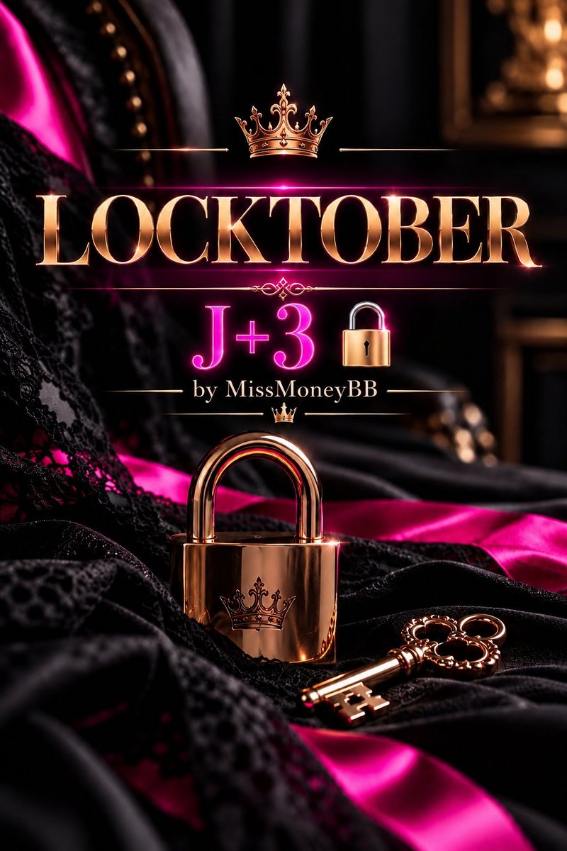 Locktober 2026 original cage check or related nude locked photo from X @MissMoneyBB