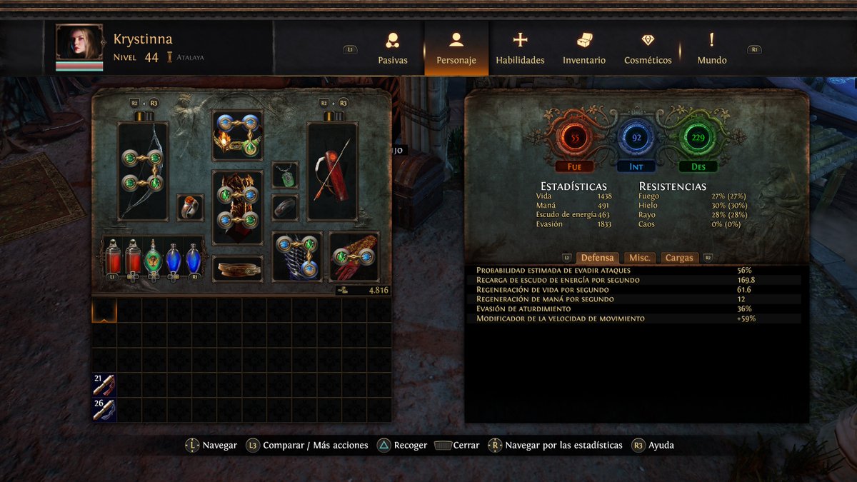 Sito85Costa's tweet photo. 🎮 Path Of Exile
Nivel 44
Liga Hardcore
(Muerte Permanente)
🏷️ #PathOfExile #PoE https://t.co/p7Tfkw6nwo
