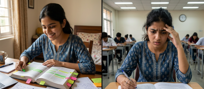 eklavyaai's tweet photo. Studying more doesn’t always mean being exam-ready.
The real gap is often between reading a chapter and being able to apply it under exam pressure.
https://t.co/QgXpN5sDg5
#Eklavya #ExamPreparation #StudentLearning #EdTech https://t.co/fNF1oWKKco