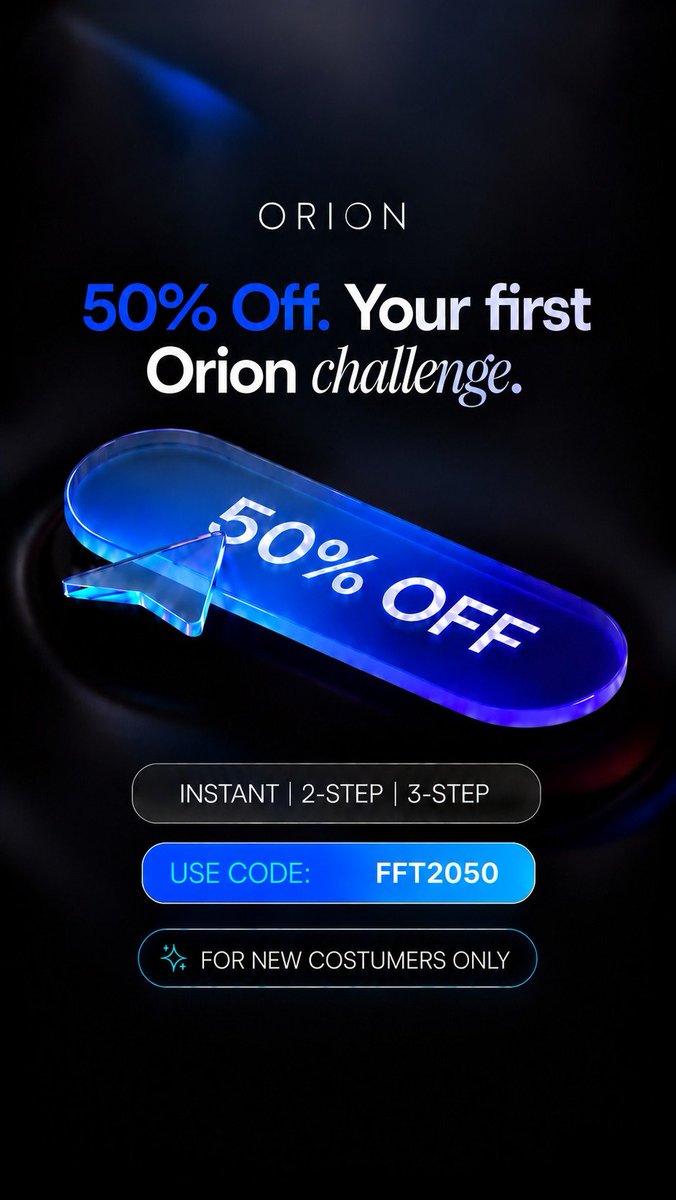 Tuckercalsonfx's tweet photo. 🎁Giveaway Notification 🎁
5 x $10k Challenge Account 

To Enter:
Follow: @Orionfundedcom @OrionAffiliates @Tuckercalsonfx 

2. Like and Repost 

3. Tag 3 friends 

4. Register and drop me a screenshot in the comments section 

5. Winners in 5 days https://t.co/uK2FJFemUE