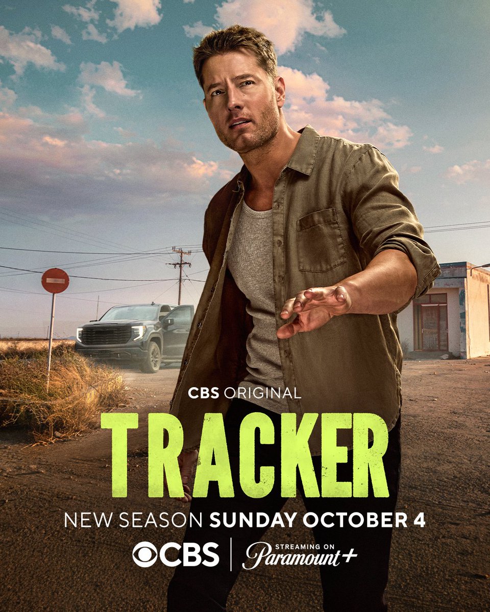 AllInOneOTT's tweet photo. #CBSOriginal Series #Tracker S4 Streaming From 4th October On #CBS &amp; #ParamountPlus.

Starring: #JustinHartley, #FionaRene, #ChrisLee, #CassadyMcClincyZhang, #JensenAckles, #MichaelMalarkey, #BrentSexton &amp; More.
Developed By #BenHWinters.

#TrackerOnParamountPlus #AllInOneOTT https://t.co/YWGqBBJJDp