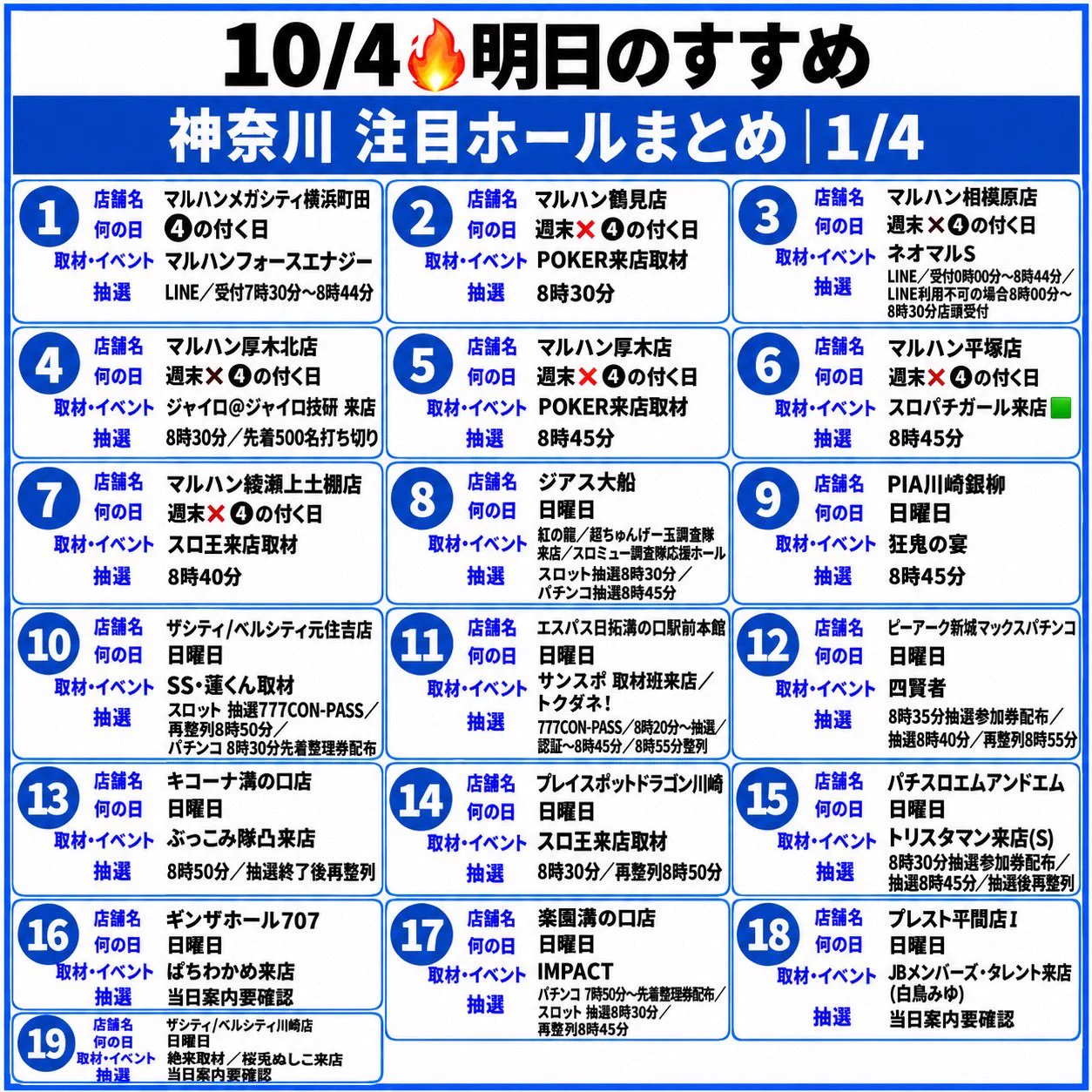 Take6 ホール調査・ホール配信 🛵 on X: 