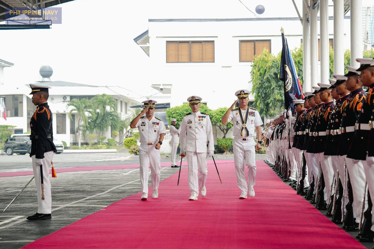 Philippine_Navy's tweet photo. ANNYEONG, PARTNERS! 🇵🇭👋🇰🇷 | ROK Navy Logistics Commander Calls on #PHNavy
The Philippine Navy continues to strengthen its longstanding partnership with the Republic of Korea Navy during the courtesy visit of Rear Admiral Kim Kyung Cheol, Commander of the Republic of Korea Naval Logistics Command, to the Navy Headquarters in Manila on October 1, 2026.
The Philippine Navy reaffirmed its commitment to fostering stronger bilateral relations and exploring potential areas of cooperation between the two navies, particularly in the area of logistics.
Read full story here 👉 https://t.co/D0rRrAlZLT
PN @128: Modern and Ready, Strong and Steady — Credible in Mission, Always Mission-Ready
#ProtectingtheSeasSecuringOurFuture
#ModernMultiDomainSelfReliantCrediblePartner
#PN128AlwaysMissionReady
#OneAFPOnePhilippines
#StrongAFPStrongPhilippines
#MatatagNaSandigan
#AFP90