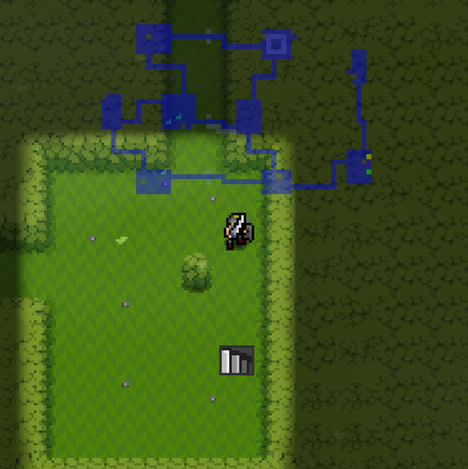 PixelDeveloper2's tweet photo. マップの大きさを50x50から40x60に変更
ミニマップの大きさ的にどうしても主人公に被る為
MAPの大きさ定数を変更するだけで対応できて良かった
マップは正方形でなければいけないのか、不自然でないか要検討 https://t.co/5I7Gh03ap7