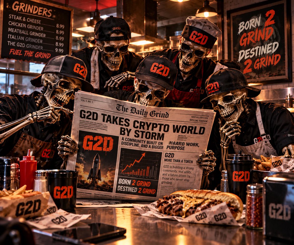TheGRIND2DIE's tweet photo. 💀🔥 THE GRIND IS GROWING. 🔥💀

More GRINDERS are joining the community, more eyes are finding $G2D, and we’re continuing to build.

But we’re not rushing the process.

🏗️ PHASE 2 — PREPARE FOR LAUNCH continues forward.

⚙️ Liquidity planning
⚙️ Launch preparation
⚙️ Token information
⚙️ Community growth
⚙️ Building the G2D launch pad

Every new GRINDER strengthens the community while the crew keeps working behind the scenes.

We’re not at the finish line. We’re on the job site. 💀

🔥 BORN 2 GRIND. DESTINED 2 DIE.
THE GRIND NEVER STOPS.

🌐 https://t.co/eRlm8gunlY⁠
𝕏 @TheGRIND2DIE⁠
✈️ GRIND2DIE Telegram⁠

#GRIND2DIE #G2D #Solana #Phase2 #TheGrindNeverStops