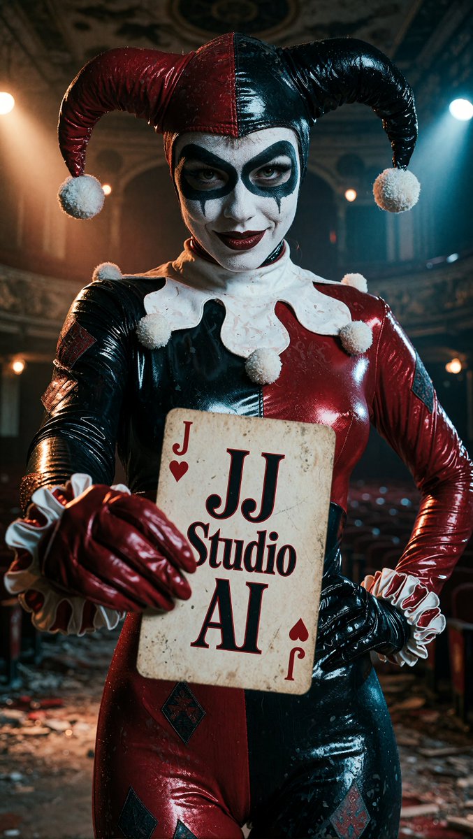 JJ_Studio_AI's tweet photo. Harley Quinn / Arlequina.  

#Krea2 #Comfyui https://t.co/X1NVEet2W7