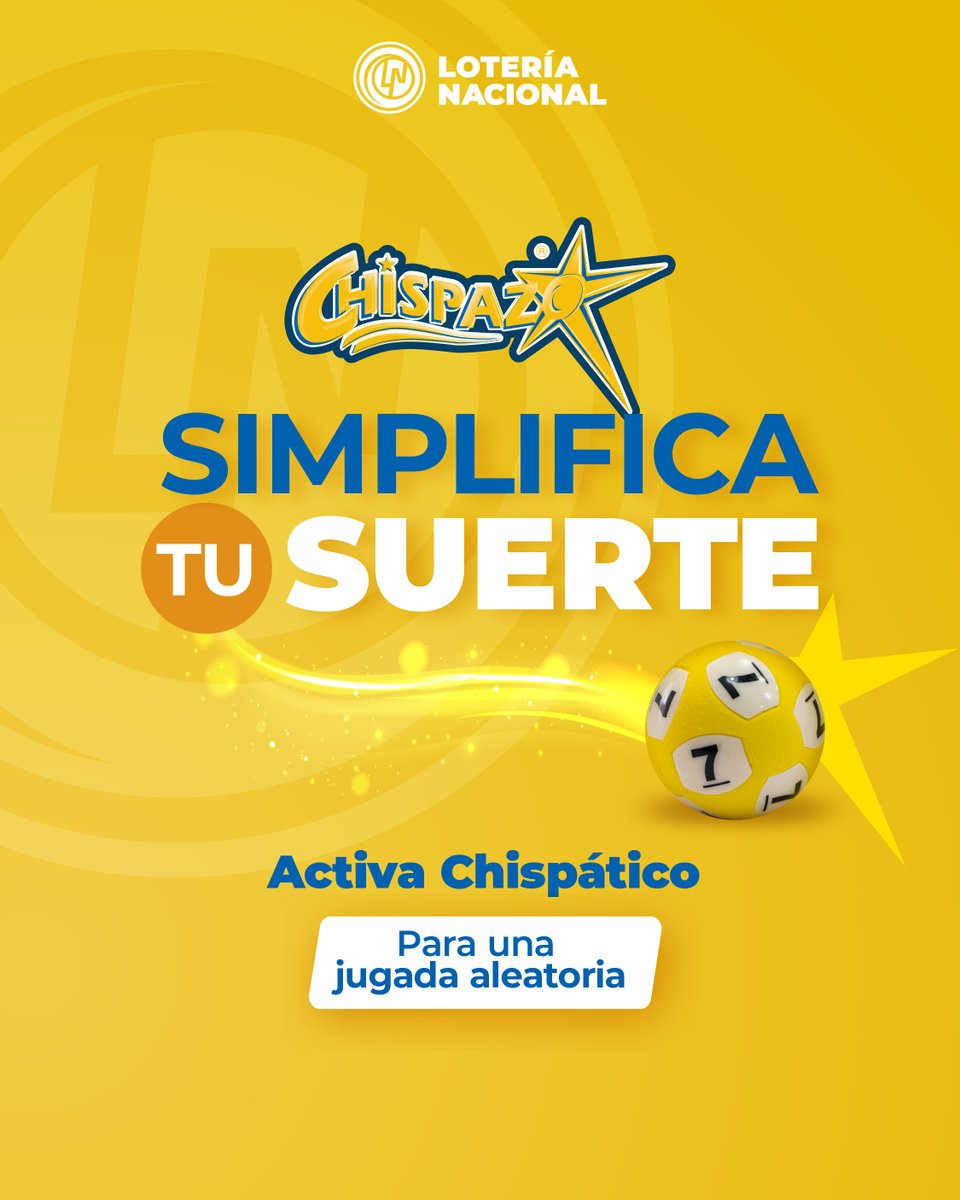 lotenal's tweet photo. ¡Con solo $10, #Chispazo puede cambiar tu día! ✨
Participa en cualquiera de nuestros dos sorteos diarios y prueba tu suerte 🍀
🖱️ Juega en línea 👉🏽 https://t.co/ut1tGrlR7W
📍 Encuentra tu punto de venta 👉🏽 https://t.co/L5Do6zHo2L https://t.co/4RxtPQkBnT