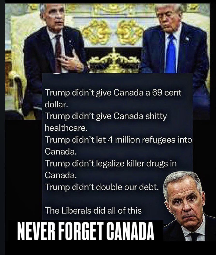 SteveHylan55254's tweet photo. While Carney is trying to build an alliance of Socialist/Marxist countries.  He aims to destroy Canada and the lives of Canadians, while insulating himself.  

Carney has 90% of his money invested in the US; his wife is still working for an American company; and his kids still attend private school in the US.

I guess MAID will always be an option.