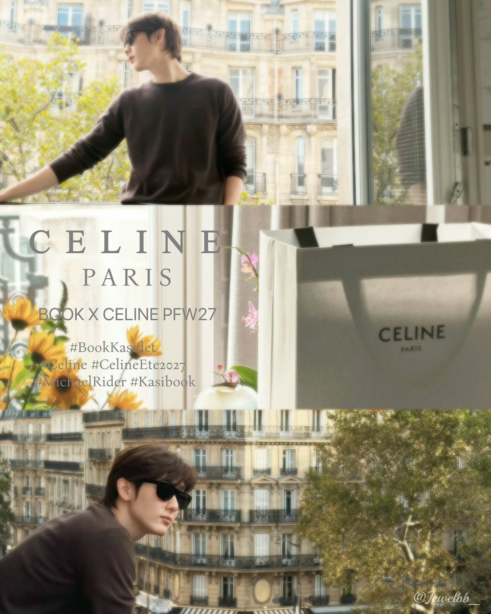 Jewelbb_'s tweet photo. ว่าจะเปลี่ยนไปไหม ถ้าพบใครคนนั้น ที่ใจเคยตามหา……

BOOK X CELINE PFW27 
#BookKasidet 
#Celine #CelineEte2027 
#MichaelRider #Kasibook https://t.co/ndPW12Gng7