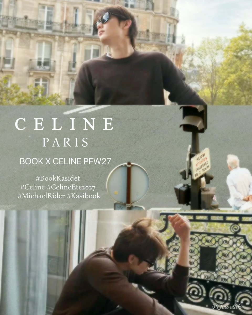 Jewelbb_'s tweet photo. ว่าจะเปลี่ยนไปไหม ถ้าพบใครคนนั้น ที่ใจเคยตามหา……

BOOK X CELINE PFW27 
#BookKasidet 
#Celine #CelineEte2027 
#MichaelRider #Kasibook https://t.co/ndPW12Gng7