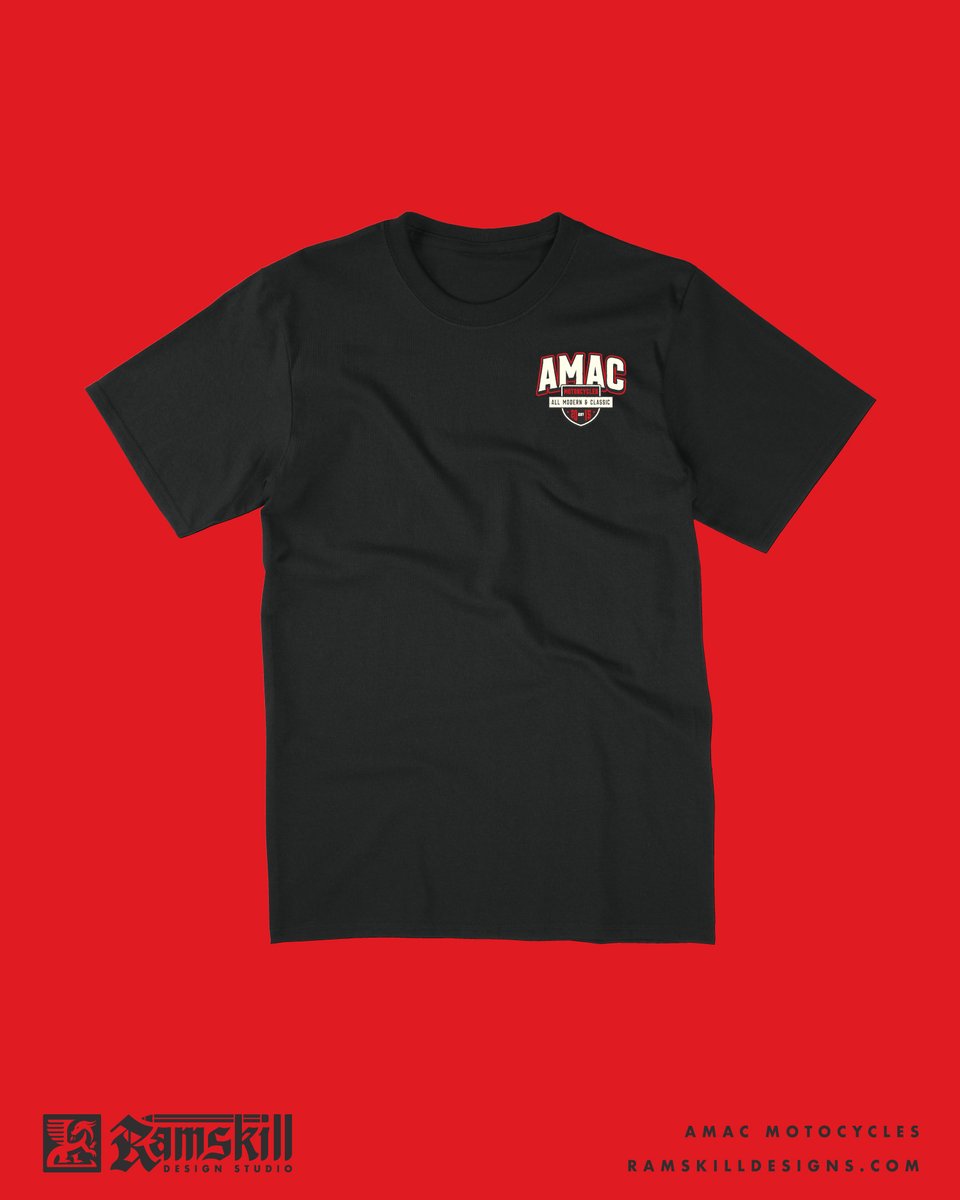 philustrations's tweet photo. AMAC Motorcycles: all modern, all classic, all Aussie ๐๏ธ Designed for a motorbike workshop in Cairns that decided they wanted to look stylish!
#tshirtdesign #illustratedmerch #merchdesigner https://t.co/8dt7uEmrBW