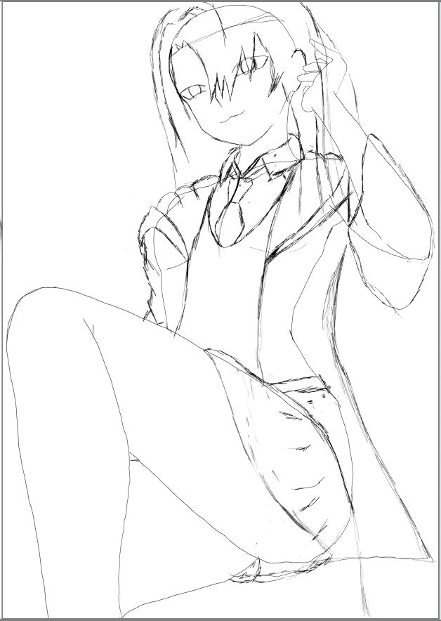HALcomics2's tweet photo. The first sketch is a little rough but mine always are.

I'll try and draw more Sunday. https://t.co/yG53dqMMNv