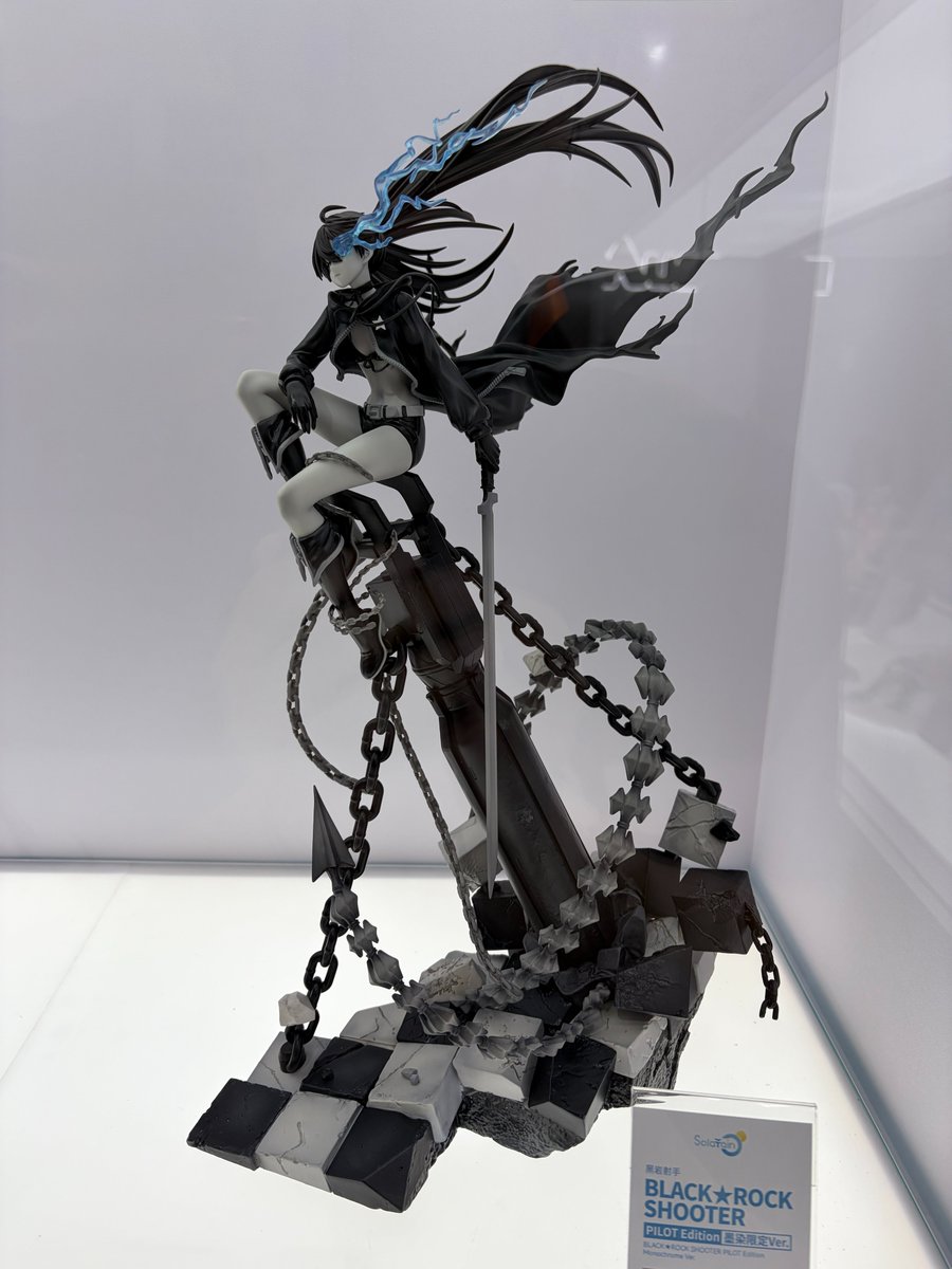 AmiAmi_Report's tweet photo. BLACK ROCK SHOOTER: PILOT EDITION Monochrome Ver. from Black Rock Shooter by Solarain!!

#BlackRockShooter #WF2026Shanghai #AmiAmiLive https://t.co/ugLq7CP4ox