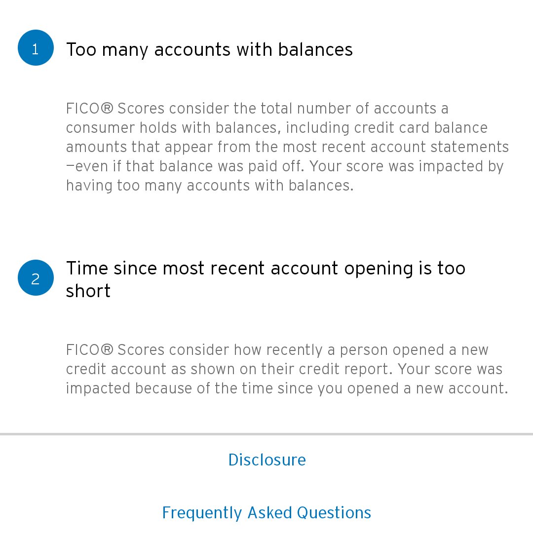 Seegy24's tweet photo. @Samyk2i @haibrookiebear Like this.  Free fico credit report from my credit card giving me tips on how to make my credit score better. https://t.co/DNC1t6Lxci