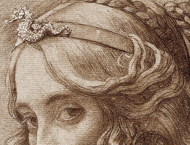 artenpedia's tweet photo. Armand Point, detail, Portrait de Madame Berthelot, 1895. https://t.co/wyuPfN2NXd