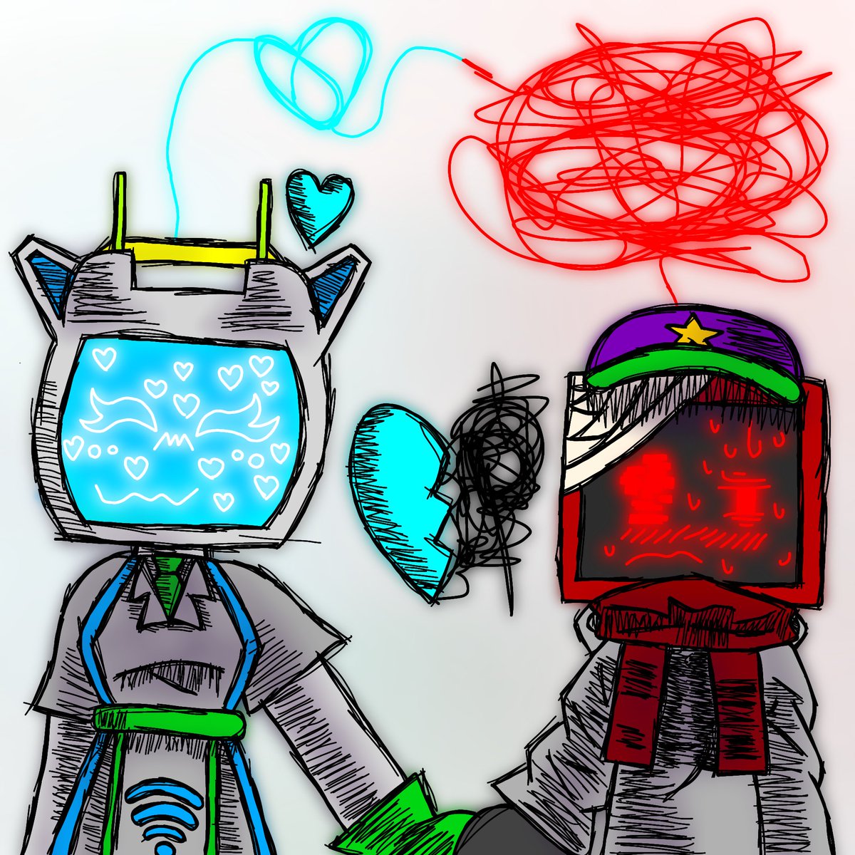 Crack77720's tweet photo. I think... they have a very unstable relationship, don't you think? https://t.co/tTRdd1INHo