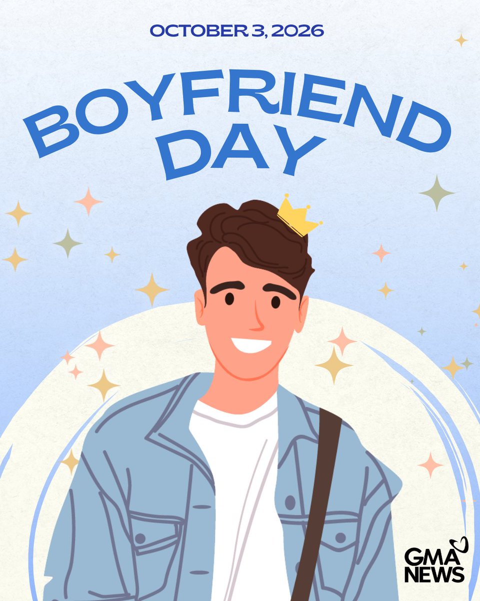 gmanews's tweet photo. Happy Boyfriend Day sa ating mga BF, magiging BF pa lang at mga fictional BF! 🫶
#BoyfriendDay https://t.co/3RLPAbcv48