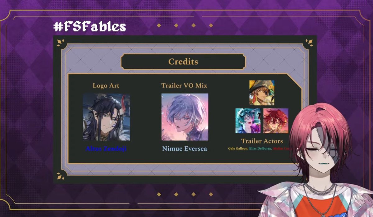 quesitobun's tweet photo. YOOO THE CREDITS FOR #FSFABLES GO CRAZY!! 

ALTUS DID THE LOGO ART
NIMMY DID THE VO MIX
AND GALE, MALIMN AND ELI WERE THE ACTORS IN THE TRAILER!!!! https://t.co/nQtdSvWSaX