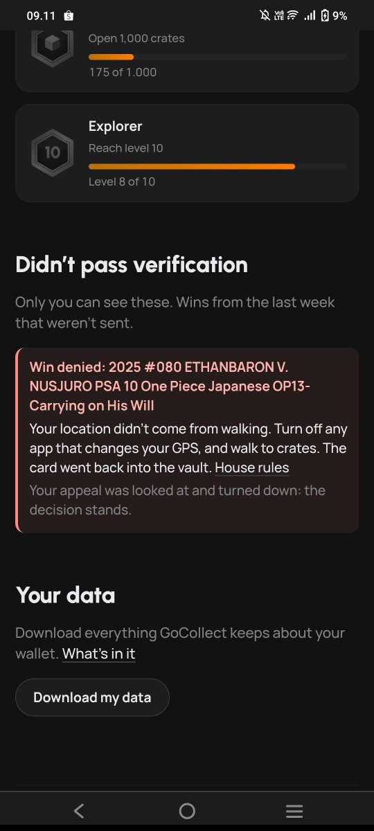 wumbo2021's tweet photo. @gocollectfun What is this? Is your system always having issues like this? I’ve been playing fairly and honestly, so why am I always being accused of cheating?

Pls check my wallet : G5demjkh6VXwY3qKrv6meHFzViitLccgKrE5XjWr7XvB

@gocollectfun https://t.co/d5njvut1xS