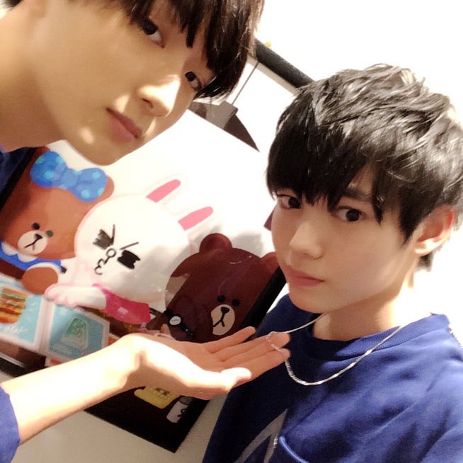 24mign's tweet photo. バトボ時代のじゅうさく流石に赤ちゃんすぎて好き👶🏻🤍
 #小泉光咲  #山中柔太朗 https://t.co/Ub0a5ZKRBz