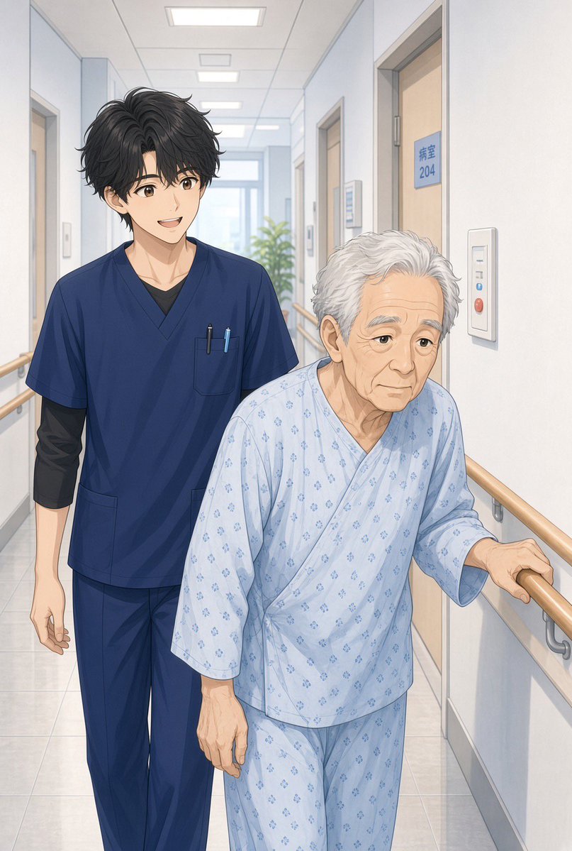 kaigo_nitijou's tweet photo. 今日は10月3日
10「て」3「すり」の日

家に帰るため毎日頑張ってますね☺️ https://t.co/x7ji2qyOeT