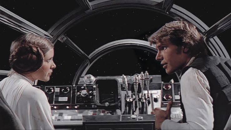AFelnene's tweet photo. @StarWarsDaily_ Han solo and Princess Leia by far https://t.co/f6ARznbOBG